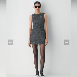 Aritzia Babaton Highrise Tweed Mini Dress, Size 2. NWT